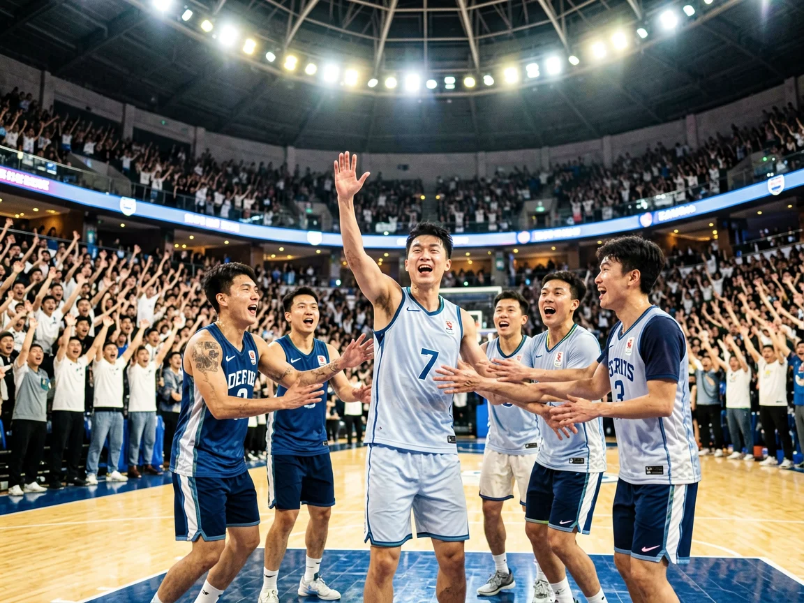 CBA季后赛压哨绝杀令全场数万观众瞬间陷入狂欢